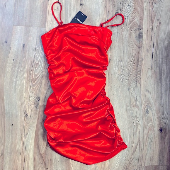 FOREVER 21 Satin Mini Dress - Picture 2 of 3